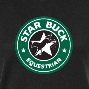 Starbuck Equestrian Tee: Black