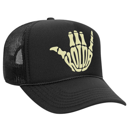 Koloa Shaka Skeleton Foam Trucker Hat