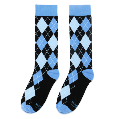 Black and Blue Argyle Socks - Triathlete Store