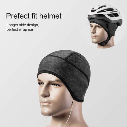 ROCKBROS Skull Cap Thermal Helmet Liner for Men Women Moisture Wicking Fits Under Helmets
