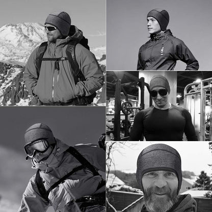 ROCKBROS Skull Cap Thermal Helmet Liner for Men Women Moisture Wicking Fits Under Helmets