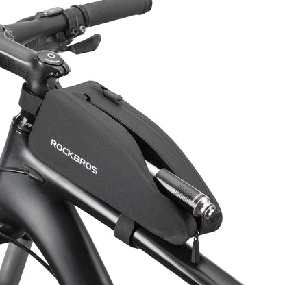 ROCKBROS Bike Bag Top Tube Bike Frame Bag Waterproof Two Zipper Pockets