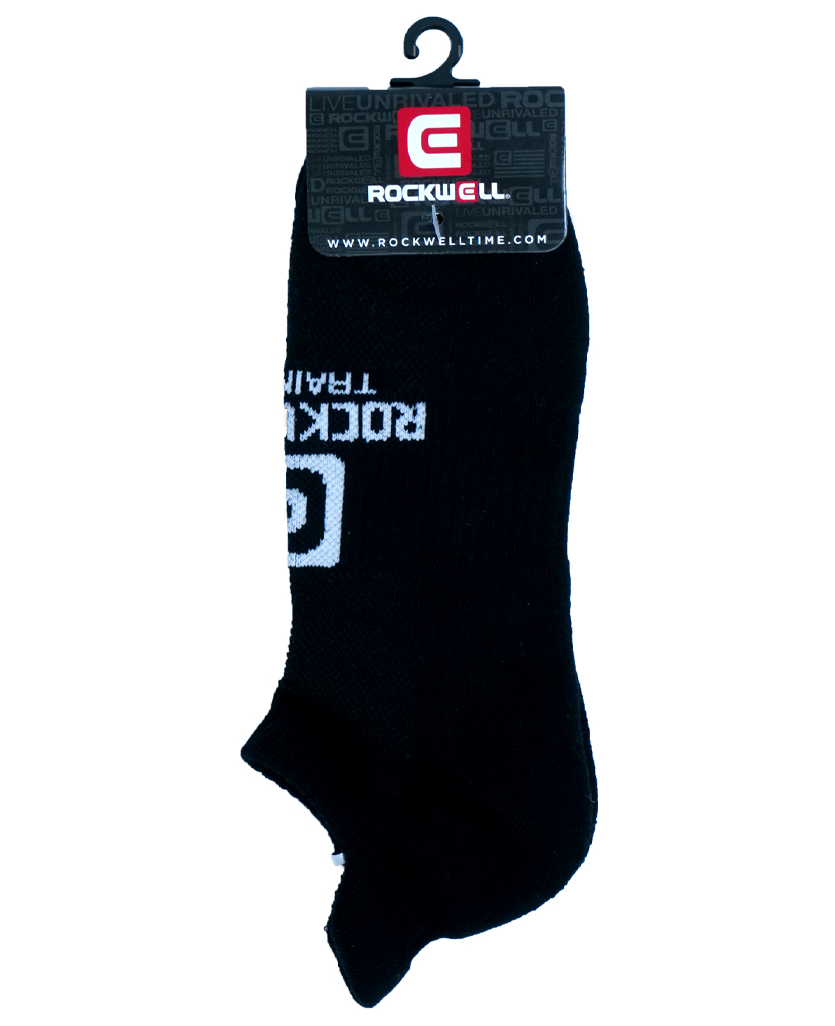 Rockwell Training Black Ankle Socks