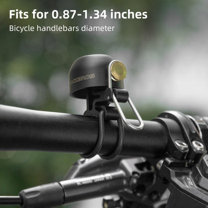 ROCKBROS 100dB Bike Bell, Loud Bicycle Bell for Adults & Kids, Fits 0.87-1.34in Handlebars