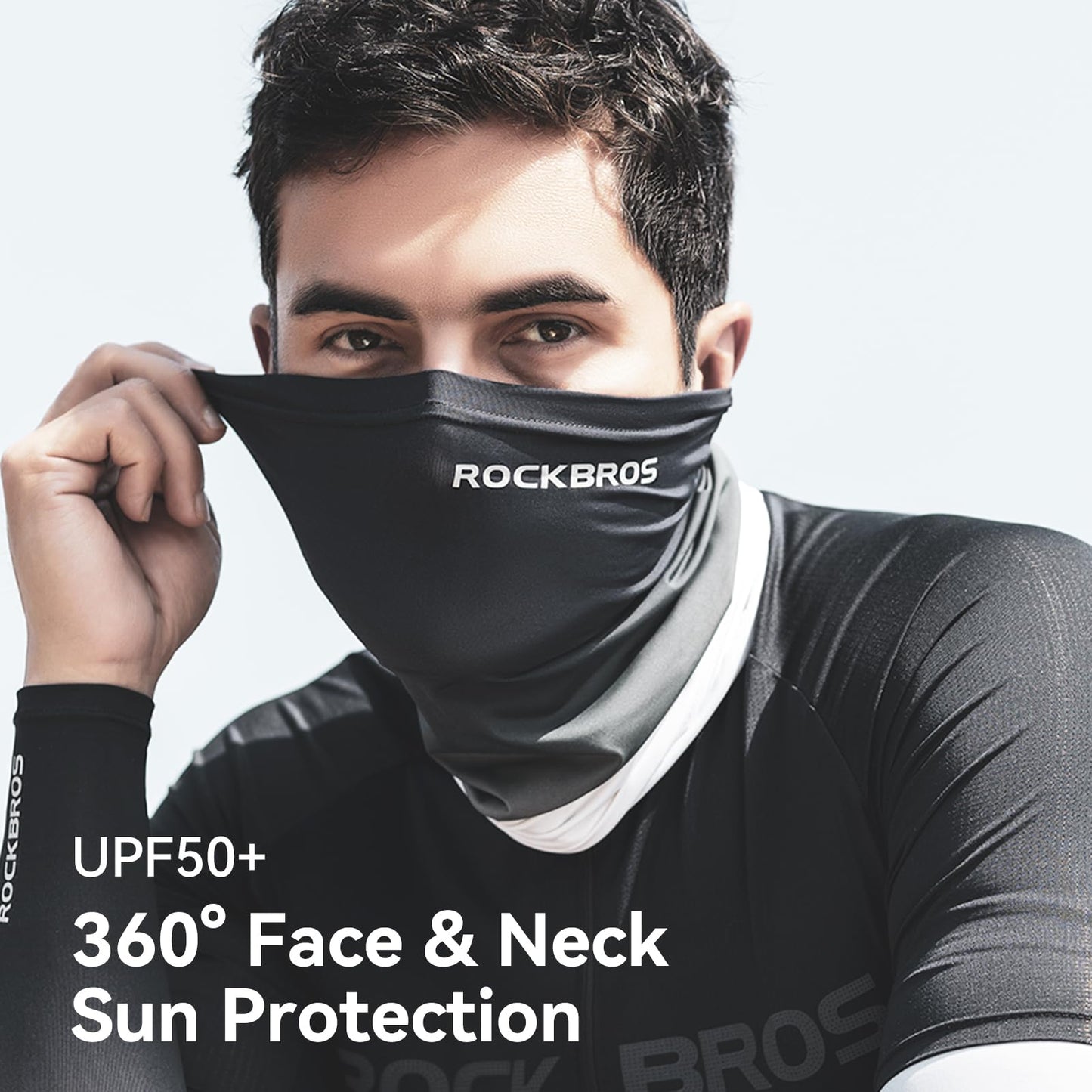ROCKBROS Cooling Neck Gaiter Face Mask Fishing Scarf Face Cover for Men Women