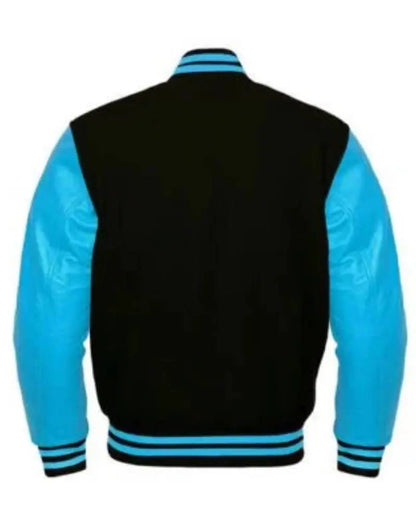 Black And Blue Varsity Jacket