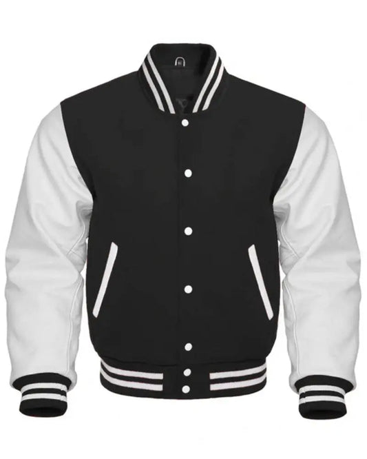 Black And White Varsity Jacket