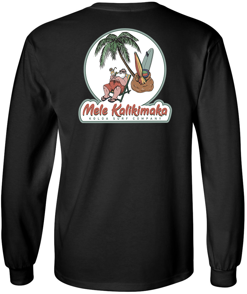 Koloa Chillin Santa Long Sleeve T-Shirt