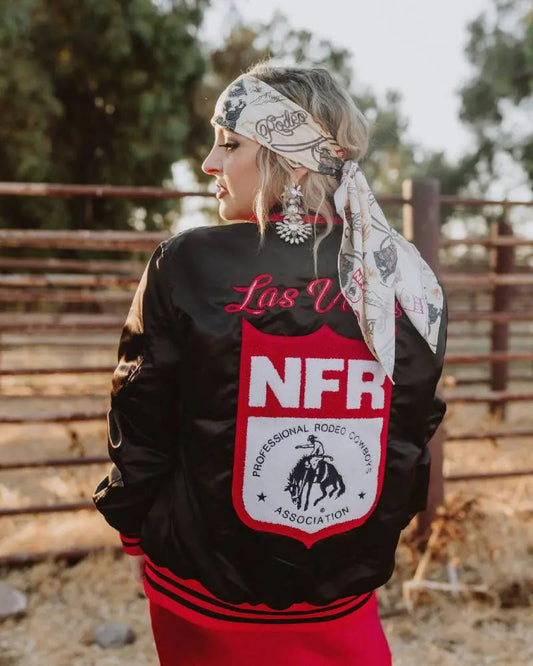 Black Classic NFR Bomber