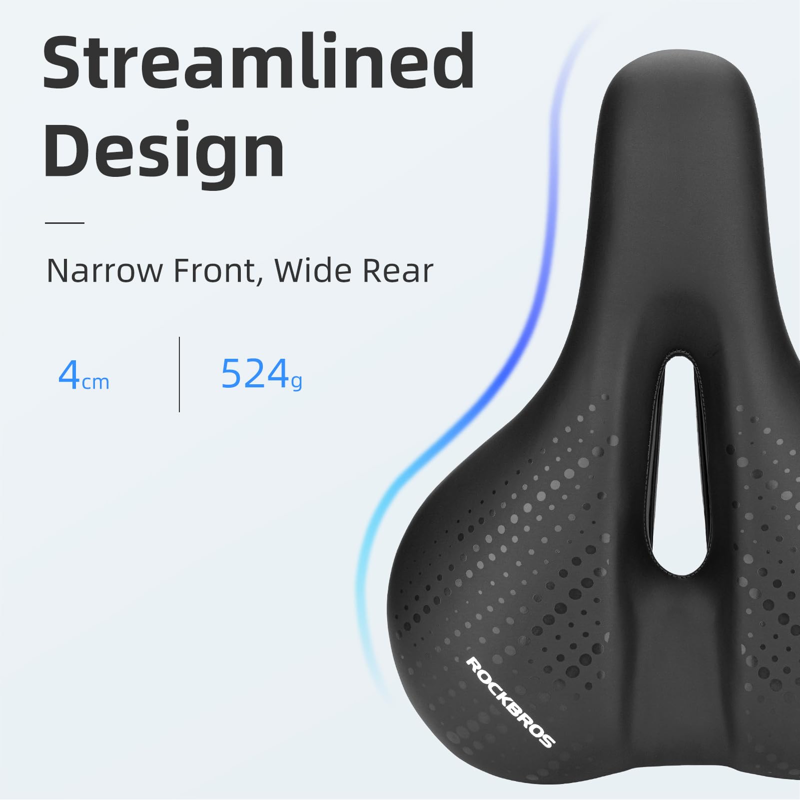 ROCKBROS Comfort Gel Bike Seat Breathable Waterproof Saddle Cruiser/Mountain/Fat Bikes - Triathlete Store
