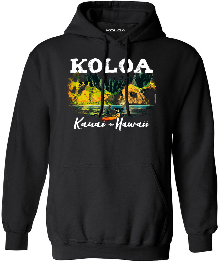 Koloa Kauai Coastline Hoodie
