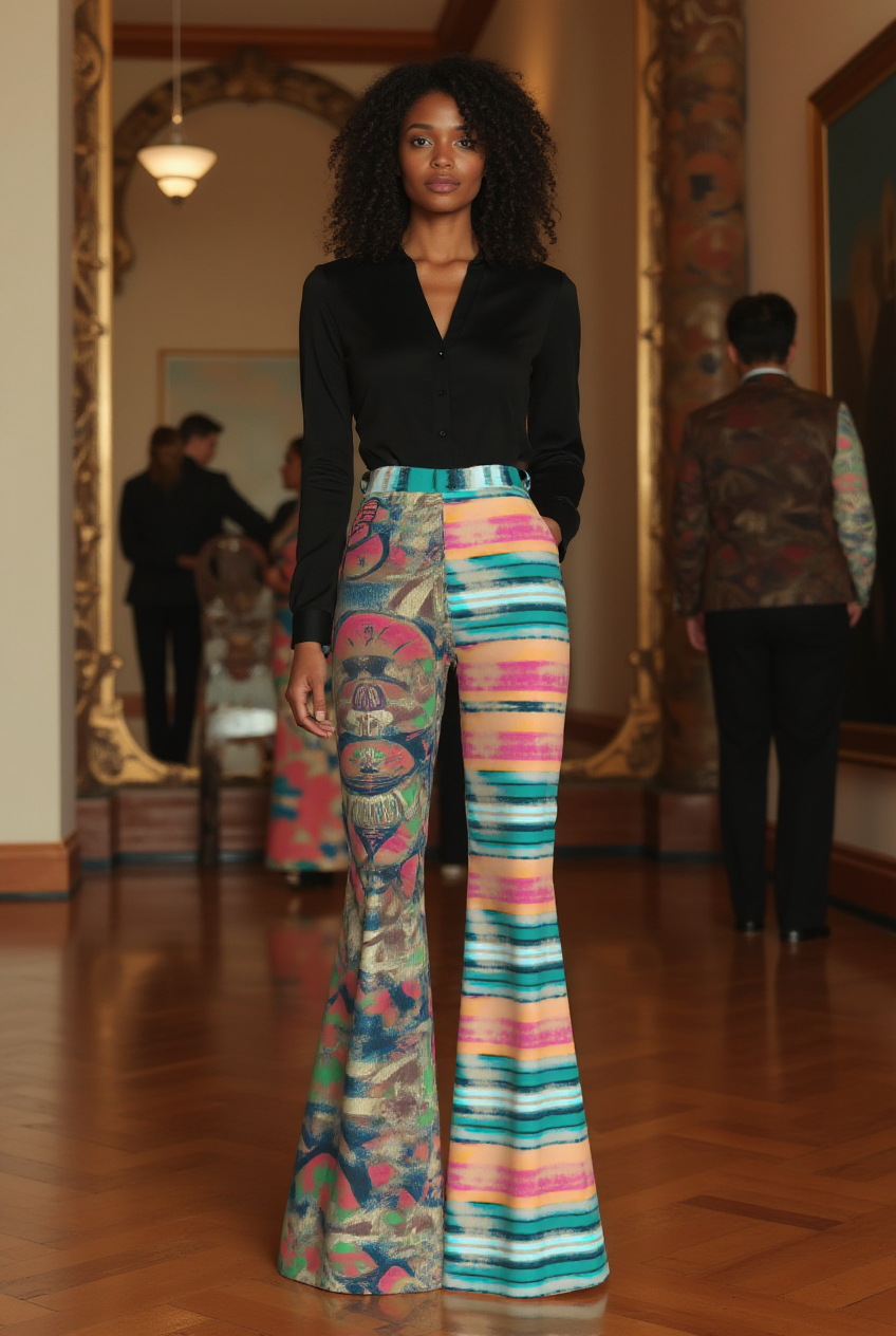 Blicky Kitten Bell Bottom Jeans