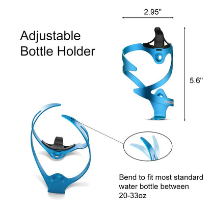 ROCKBROS Lightweight Aluminum Bike Water Bottle Cage - Durable Holder
