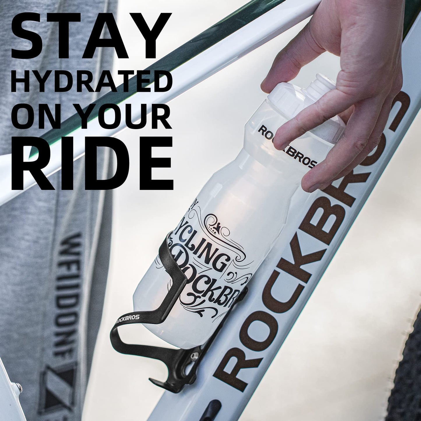 ROCKBROS Bike Water Bottle Holder Alloy Aluminum Bicycle Cage for Road and Mountain Bikes