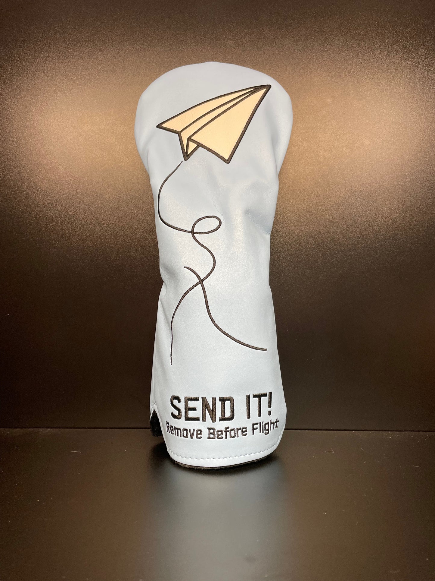 Blue Paper Airplane SEND IT! Headcover