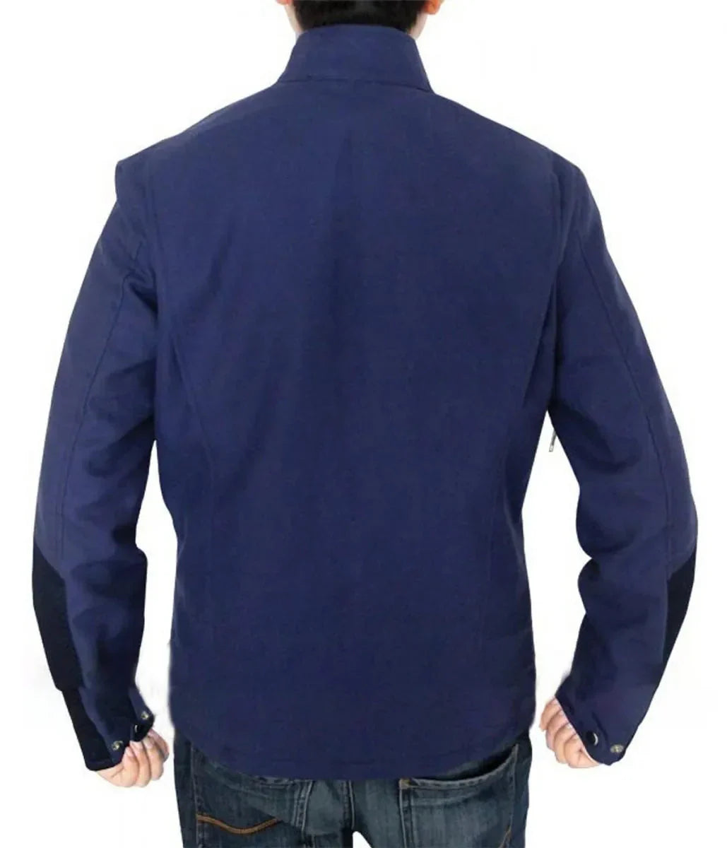 Blue Steve Rogers Captain America Jacket