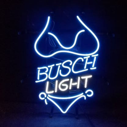 Blue Bikini Sets Busch Light Neon Light Sign
