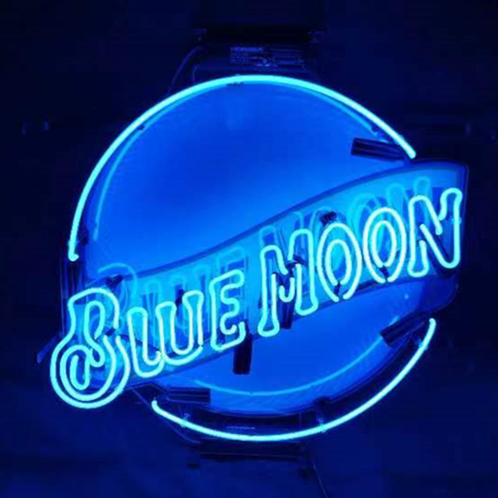 Blue Moon Beer Logo Neon Signs