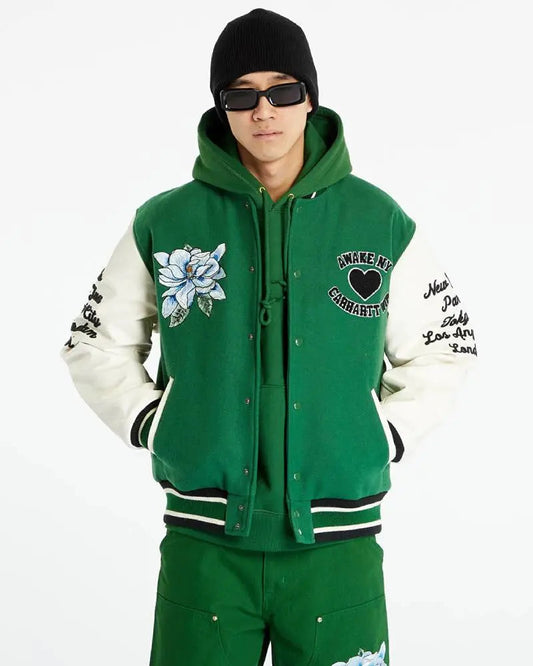 Bomber Awake NY x Carhartt WIP Teddy Jacket