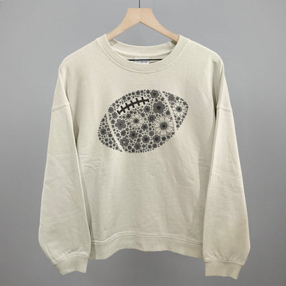 Floral Football Grey