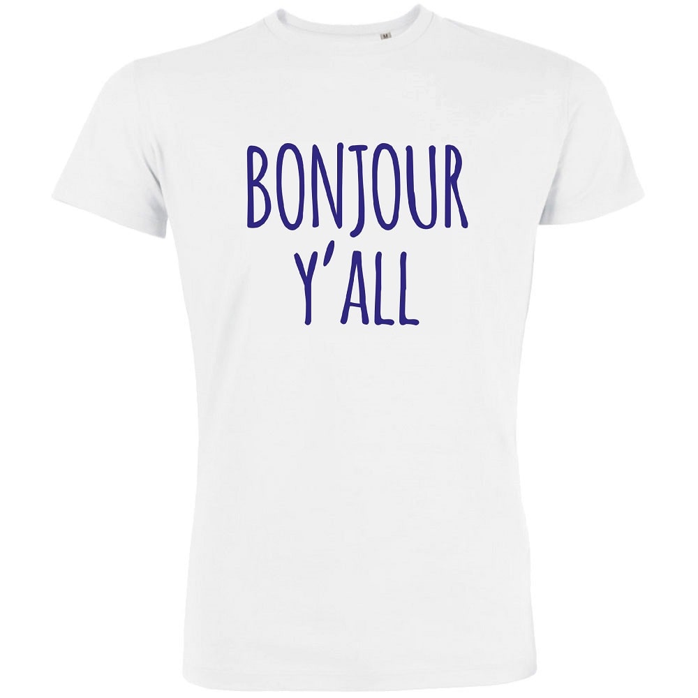 Bonjour Y'all Men's Organic Tee