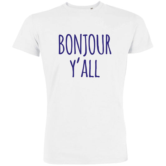 Bonjour Y'all Men's Organic Tee