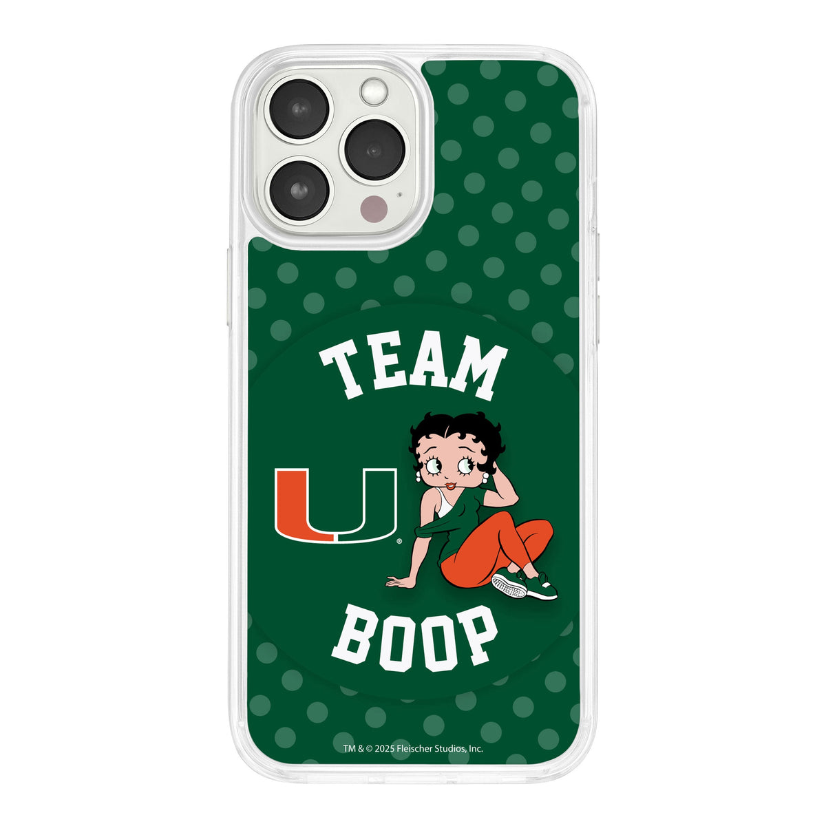 Miami Hurricanes X Betty Boop HD Apple iPhone 13 Mag-Safe Phone Case