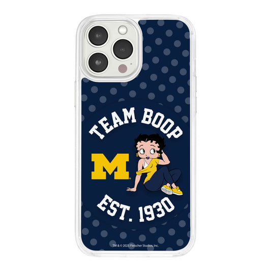Michigan Wolverines X Betty Boop HD Apple iPhone 11 Phone Case