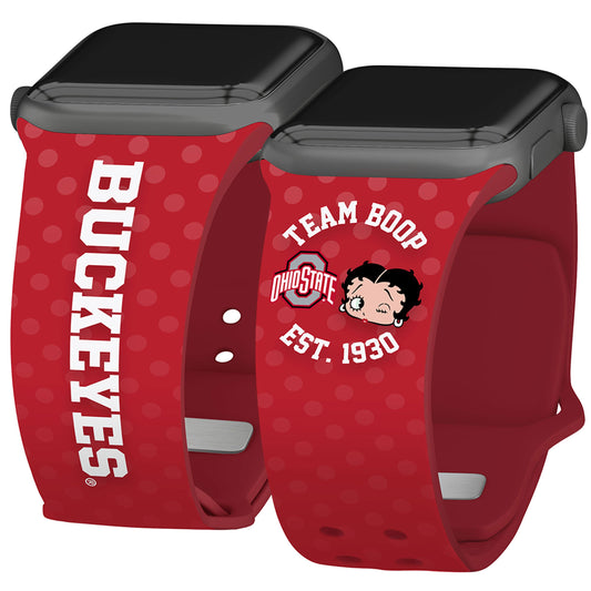 Ohio State Buckeyes X Betty Boop HD Apple Watch Band