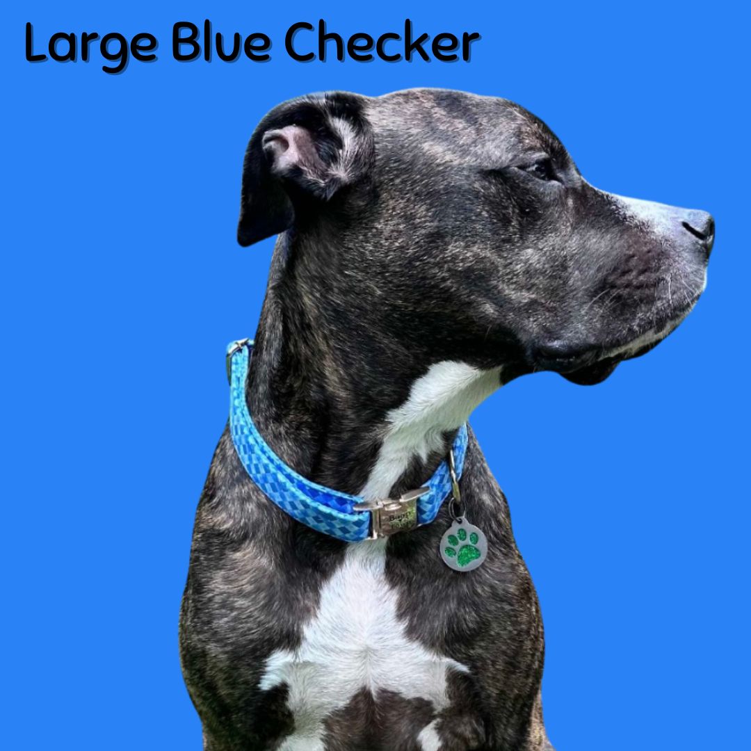 Boop Town Durable Soft Cotton Dog Collar With Nylon Core Quick Release Metal Buckle Adjustable for Girls Boys Small Medium Large Comfortable Pet Products Reduces Hair Matting Gold Tone Zinc Alloy Hardware - Triathlete Store