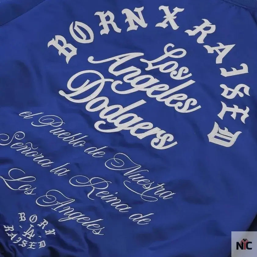 Born X Raised Dodgers Jacket