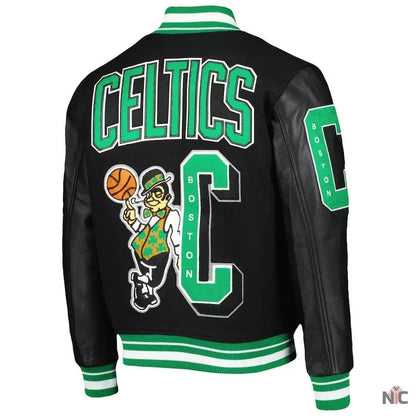 Boston Celtics Black Championship Jacket