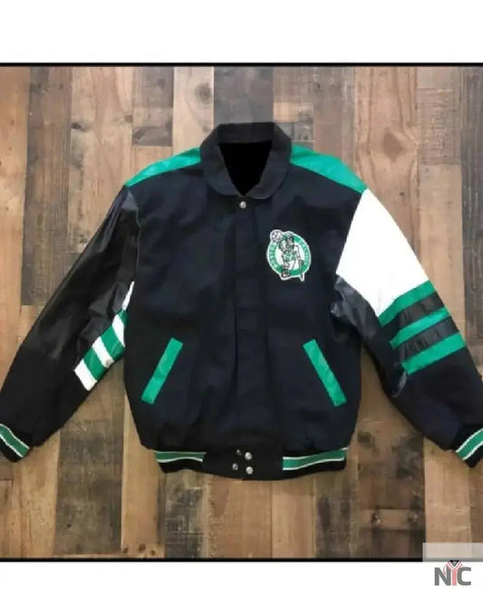 Boston Celtics NBA Jeff Hamilton Varsity Jacket