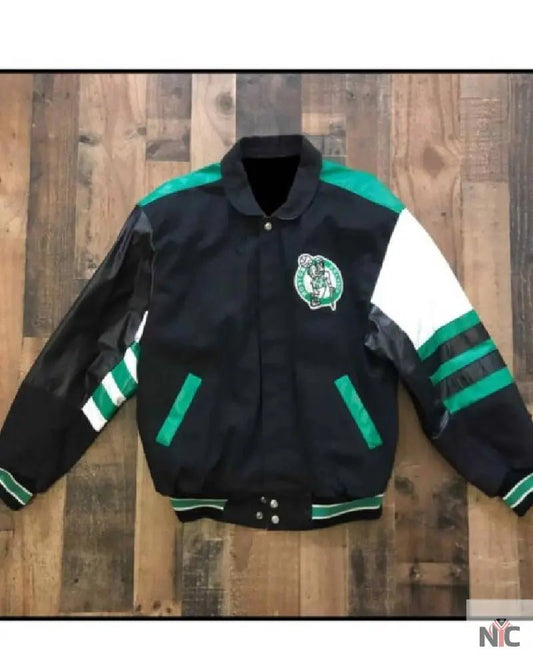 Boston Celtics NBA Jeff Hamilton Varsity Jacket