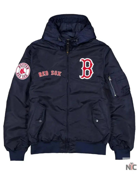 Boston Red Sox Historic L-2B Hooded Bomber Jacket