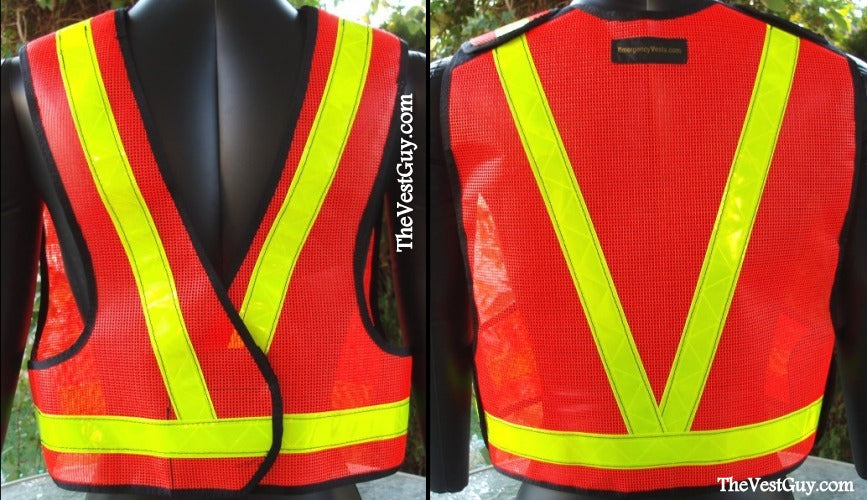 High Visibility 5pt Breakaway Safety Reflective Vest 1