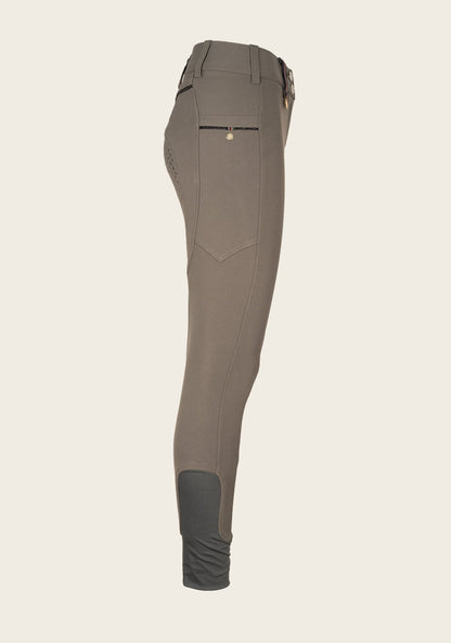 Inspire Full Seat High Waist Dusky Green Bamboo Breeches