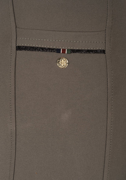 Inspire Full Seat High Waist Dusky Green Bamboo Breeches