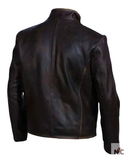 Brent Biker Leather Jacket