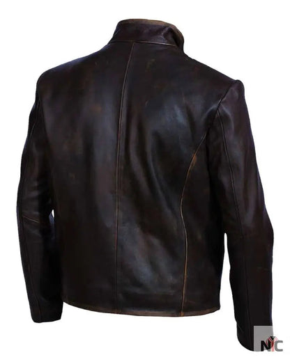 Brent Biker Leather Jacket
