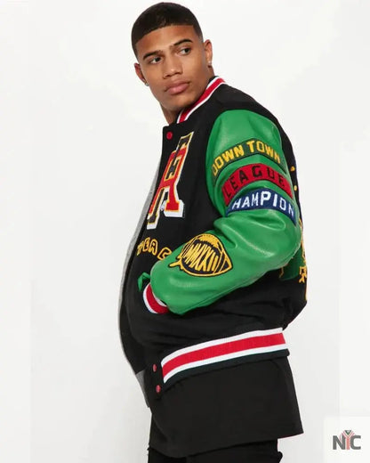 Bright Future Colorblock Varsity Jacket