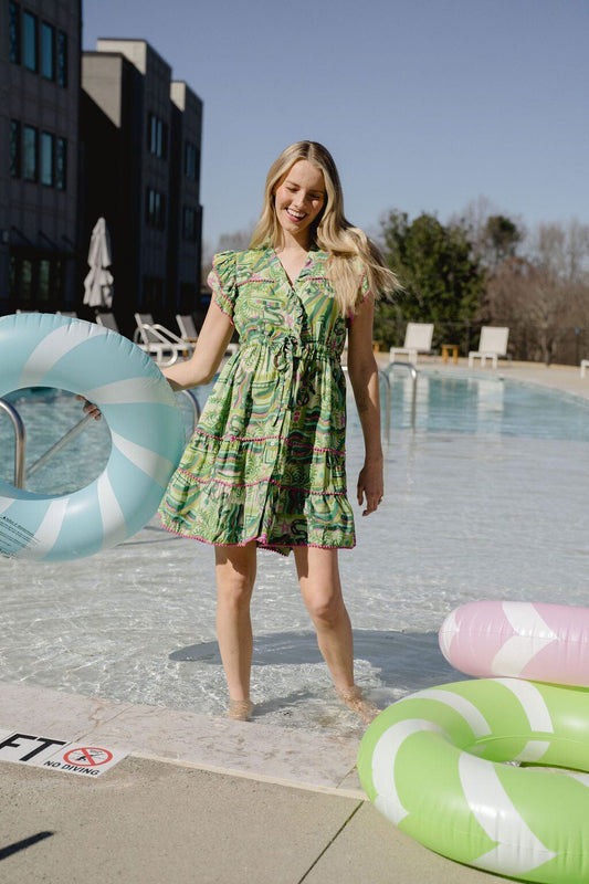Taylor Mini Dress | Summer Green