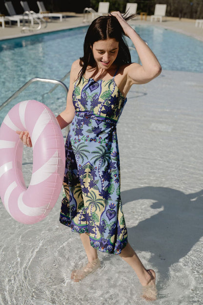Millie Midi Dress | Blue Lotus