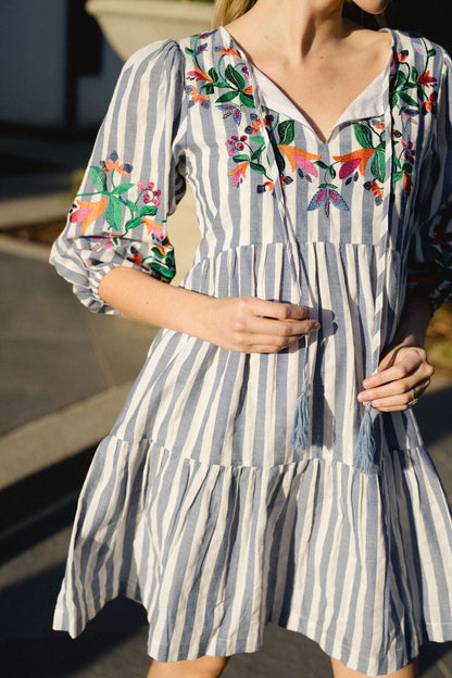 Paula Mini Dress | Striped