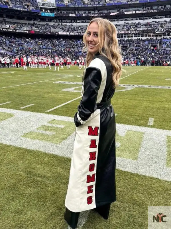 Brittany Mahomes AFC Championship Coat