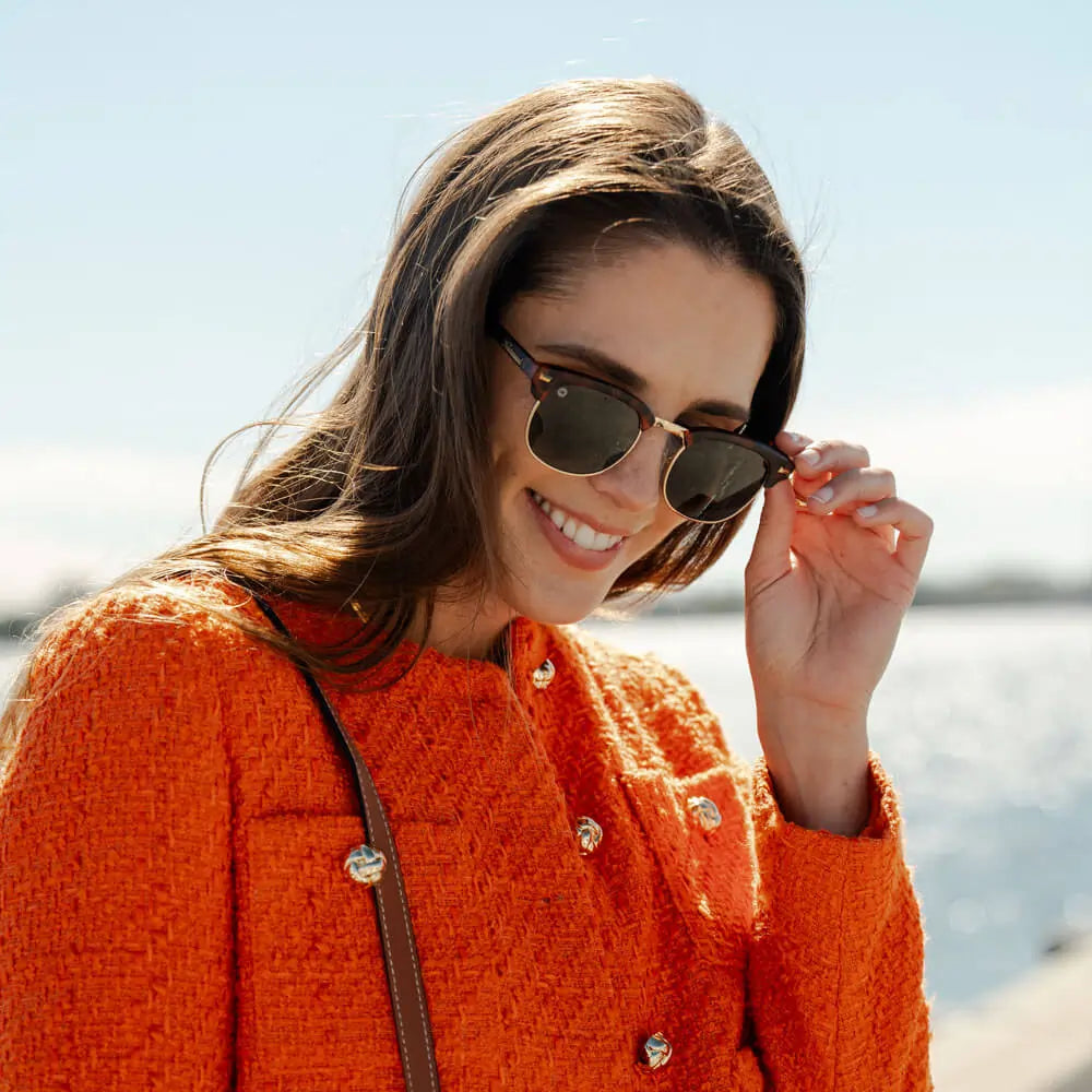 Matte Tortoise Shell & Gold Brooklines