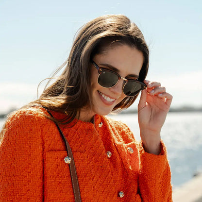 Matte Tortoise Shell & Gold Brooklines