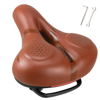 ROCKBROS Comfort Gel Bike Seat Breathable Waterproof Saddle Cruiser/Mountain/Fat Bikes - Triathlete Store