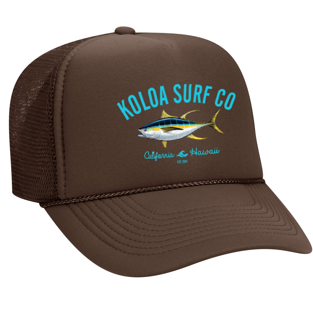 Koloa Yellowfin Foam Trucker Hat