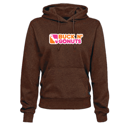 Buck N' Go Nuts Hoodie: Ladies